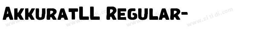 AkkuratLL Regular字体转换 AkkuratLL Regular字体转换